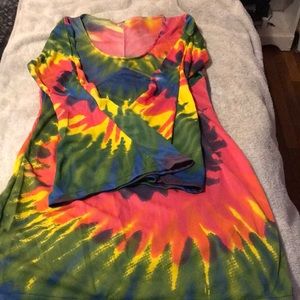 Tie dye dress